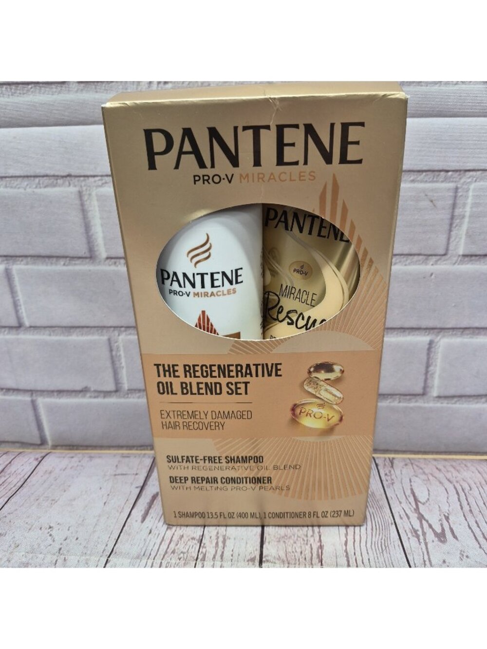 Pantene Pro-V Miracles Regenerative Oil Blend Set For Extremely Damaged Hair